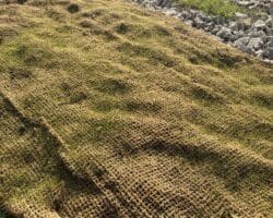 filet coco pour stabilisation et végétalisation de berges et talus