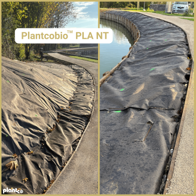 Paillage bio pour espaces verts en PLA